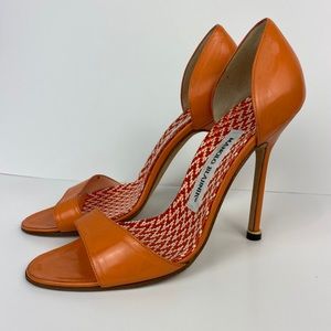 Manolo Blahnik Catalina Patent leather Heels